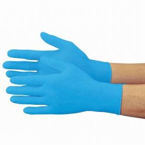 使い捨て手袋 感染対策 ウイルス対策 ニトリル極薄手袋 [100枚入] 品番:256 おたふく手袋 使いきり手袋 ディスポーザブル手袋 ニトリルゴム 食品衛生法適合品 粉なし 突き刺し引き裂きに強い 指先感覚 フィット 使い捨て手袋(使い切り手袋)