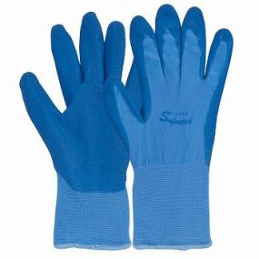 【背抜き手袋】スーパーソフキャッチ(袋入り) 背抜き手袋 1双入×10袋 [総数10双] 品番:357 (S・M・L・LLサイズ) おたふく手袋 (作業用手袋) ゴム張り 薄手 13ゲージ グリップ力 やわらかい フィットしやすい 低温でも硬く 天然ゴム
