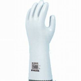 【ゴム手袋】ダイローブ5500 裏地付耐溶剤 強力溶剤用手袋セミロング 品番:5500 (S・M・L・Lw・LLサイズ) ダイローブ (作業用手袋) ビニール手袋 ポリウレタン手袋 裏布付 耐溶剤 ダイヤゴム