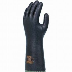 【ゴム手袋】ダイローブ330 裏地付静電気対策用 スベリ止付 ロング [10双入] 品番:330 (L・Lw・LLサイズ) ダイローブ (作業用手袋) ビニール手袋 ポリウレタン手袋 裏布付 制電 [表面素材]ポリウレタン製 導電繊維 ダイヤゴム