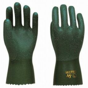 【ゴム手袋】ビニスター竹 ビニール手袋 [10双入] 品番:611 (M・L・LLサイズ) 東和 (作業用手袋) 塩化ビニール手袋 裏布付 耐摩耗性 滑り止め 機械製造 組立作業 油の取扱い 漁業 建設・土木 鉱業 印刷 塩ビ手袋 TOWA