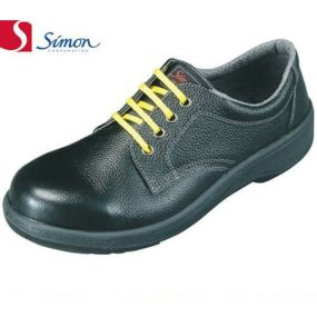 安全靴 シモン simon 7511 黒静電靴 1122620 特定機能付 メンズサイズ 小さいサイズ 幅広 3E セーフティー セイフテイ セイフティシューズ 滑りにくい すべりにくい 衝撃吸収 楽に曲がる 安全 作業靴 短靴(革) ブ JIS規格 Simon