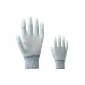 【指先滑り止め手袋】フィンガートップ [5双入り] 品番：1501 (SS・S・M・Lサイズ) アトム ATOM 作業手袋 滑り止め ムレない通気性 13ゲージ(薄手) 精密機器取り扱い 検査 果樹収穫 農作業 園芸作業 指先コーティング手袋 ポリウレタン