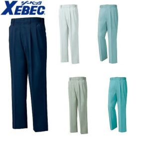 ジーベック XEBEC 1282 プリーツロンミニ ワンタックスラックス 通年 秋冬用 メンズ 男性用 作業服 作業着 作業パンツ ズボン 定番 作業ズボン 作業パンツ ワークパンツ ズボン おしゃれ かっこいい オフィス ユニホーム 作業 軽作業 外作業 工場 現場