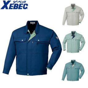 ジーベック XEBEC 1330 裏綿 ブルゾン 紺 撥水 帯電防止 通年 秋冬用 メンズ 男性用 作業服 作業着 上着 長袖ブルゾン ジャケット 定番 おしゃれ かっこいい 人気 ワーク企業 法人  作業 工場 外作業