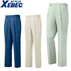 ジーベック XEBEC 3172 ワンタックスラックス 緑 通年 秋冬用 メンズ 男性用 作業服 作業着 作業パンツ ズボン 定番 作業ズボン 作業パンツ ワークパンツ ズボン おしゃれ かっこいい オフィス ユニホーム 作業 軽作業 外作業 工場 現場