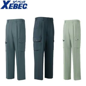 ジーベック XEBEC 4993 ワンタックラットズボン 緑 通年 秋冬用 メンズ 男性用 作業服 作業着 作業パンツ カーゴパンツ 定番 おしゃれ かっこいい 人気 ズボン 作業ズボン 作業パンツ 作業 工事 土木 塗装 DIY diy