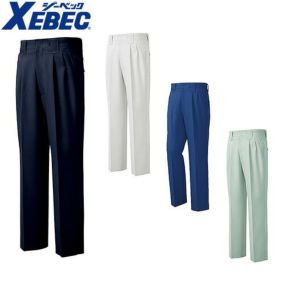 ジーベック XEBEC 7552 ワンタックスラックス 通年 秋冬用 メンズ 男性用 作業服 作業着 作業パンツ ズボン 定番 作業ズボン 作業パンツ ワークパンツ ズボン おしゃれ かっこいい オフィス ユニホーム 作業 軽作業 外作業 工場 現場