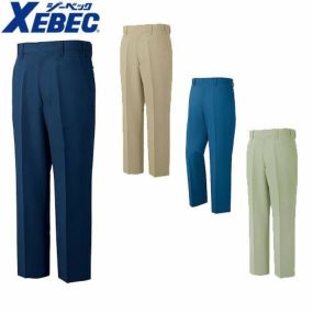 ジーベック XEBEC 7576 ノータックスラックス 緑 通年 秋冬用 メンズ 男性用 作業服 作業着 作業パンツ ズボン 定番 作業ズボン 作業パンツ ワークパンツ ズボン おしゃれ かっこいい オフィス ユニホーム 作業 軽作業 外作業 工場 現場