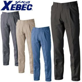 ジーベック XEBEC 7862 米式ワンタックズボン 通年 秋冬用 メンズ 男性用 作業服 作業着 作業パンツ スラックス 定番 作業ズボン 作業パンツ ワークパンツ ズボン おしゃれ かっこいい オフィス ユニホーム 作業 軽作業 外作業 工場 現場