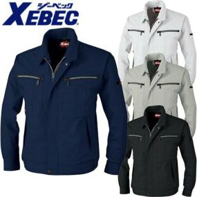 ジーベック XEBEC 8880 ブルゾン 通年 秋冬用 メンズ 男性用 作業服 作業着 上着 ジャケット ジャンパー ストレッチ 黒 ブラック 定番 工事 土木 溶接 塗装 上着 おしゃれ かっこいい 企業 法人  ワーク 作業 汗 工場 大きいサイズ 着丈短め