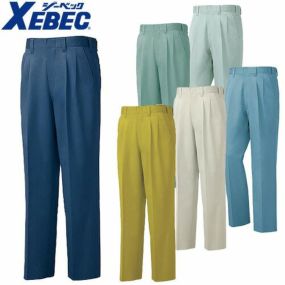 ジーベック XEBEC 9120 ワンタックスラックス 通年 秋冬用 メンズ 男性用 作業服 作業着 作業パンツ ズボン 定番 作業ズボン 作業パンツ ワークパンツ ズボン おしゃれ かっこいい オフィス ユニホーム 作業 軽作業 外作業 工場 現場