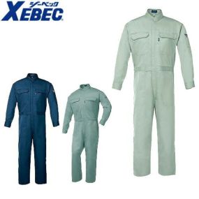 ジーベック XEBEC 9180 続服(ツナギ) 通年 秋冬用 メンズ レディース ユニセックス 作業服 作業着 つなぎ サロペット 定番