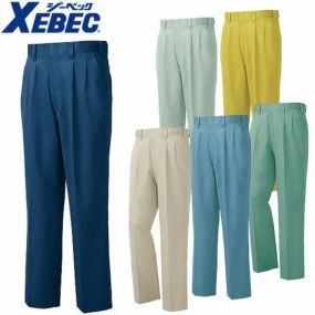 ジーベック XEBEC 9192 ワンタックスラックス 通年 秋冬用 メンズ 男性用 作業服 作業着 作業パンツ ズボン 定番 作業ズボン 作業パンツ ワークパンツ ズボン おしゃれ かっこいい オフィス ユニホーム 作業 軽作業 外作業 工場 現場