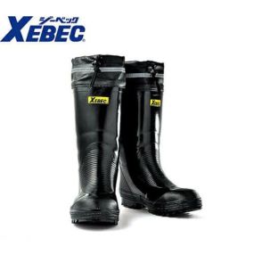 作業靴 ジーベック XEBEC 85702 セフティ長靴 先芯あり メンズ 男性用 安全靴 長靴 レインブーツ 履き口カバー 紐付き 定番