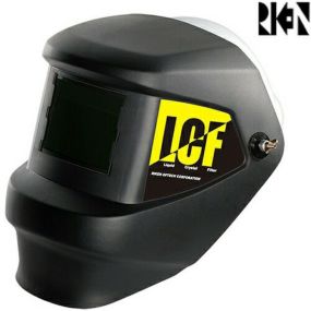 溶接面 理研オプテック LCF-19HS(ヘルメット取付形) 自動遮光溶接面 安全用品 本体 安全保護具 保護面 防災面 溶接用保護面 溶接マスク 遮光面 作業用遮光保護具 溶接シールド 紫外線カット 溶接作業用 溶断作業用 切 LCF19HS
