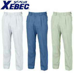 ジーベック 9650 クールボディー ワンタックスラックス【作業服 作業ズボン】春夏用 青 緑 作業服 メンズ 男性 作業着 作業パンツ パンツ スラックス 腿ポケット無 定番