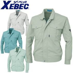 ジーベック 9940 長袖ブルゾン【作業服 長袖ブルゾン】春夏用 緑 作業服 作業着 上着 ジャケット 定番 帯電防止素材 ソフト風合い