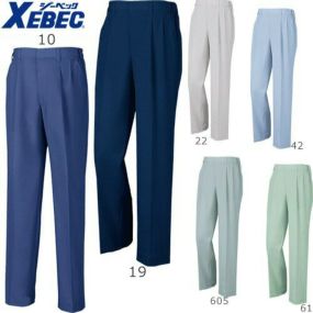 ジーベック 1550 クレスタ21 ワンタックスラックス【作業服 作業ズボン】春夏用 緑 作業服 メンズ 男性 作業着 作業パンツ パンツ スラックス 腿ポケット無 定番