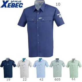 春夏ボタン付シャツ シャツ（半袖） 【作業服通販専門店まもる君】