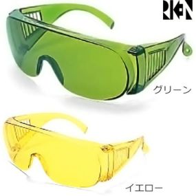保護メガネ 一眼式 理研オプテック S-100 一眼式保護メガネ オーバーグラスタイプ S-100G S-100Y RIKEN メガネタイプ