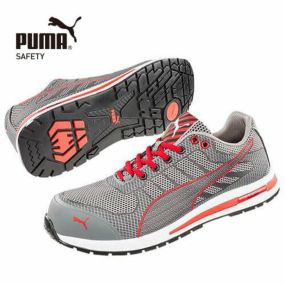 PUMA プーマ 安全靴 エクセレレイト・ニット・ロー セーフティー スニーカー ローカットタイプ 紐靴 メンズ レディース 男性用 女性用 かっこいい おしゃれ 先芯入り静電作業靴 スニーカータイプ エクセレント excellent 先芯あり ニット素材安全靴