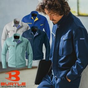 バートル 作業服 ブルゾン 9001 BURTLE 作業着 ジャンパー ジャケット ストレッチ 制電 撥水 防汚 形態安定 通年 秋冬 上着 おしゃれ かっこいい 人気 企業 法人 作業 工場 外作業 ワークユニフォーム 仕事 土木 工事 現場 ポリエステル100%