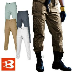 バートル 作業服 春夏 パンツ 8096 カーゴパンツ BURTLE 春夏作業着 スラックス ポケット付き 作業着
