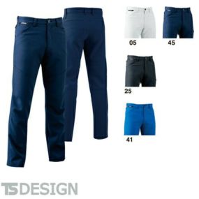 TS Design 藤和 8112 ACTIVEメンズパンツ メンズ 秋冬 通年 作業服 作業着 腿ポケット無 ボトムス スラックス 作業ズボン 作業パンツ ワークパンツ ズボン おしゃれ かっこいい オフィス ユニホーム 作業 軽作業 外作業 工場 現場