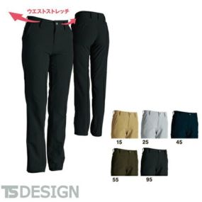 TS Design 藤和 846121 ストレッチタフ レディースパンツ レディース 秋冬 通年 作業服 作業着