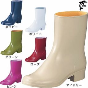 長靴 ブーツ 福山ゴム マロンブーツP-C ショートブーツ 先芯なし ゴム長 レインブーツ