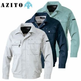 作業服 ブルゾン 作業着 ジャケット 制電 帯電防止 動きやすい ジャンパー 上着 長袖 通年 秋冬 アイトス AITOZ AZ-3401 おしゃれ かっこいい 人気 作業 ユニフォーム 仕事 土木 工事 現場 メンズ レディース 男女兼用 防寒着 防寒ジャケット