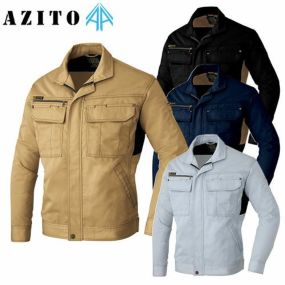 作業服 ブルゾン 作業着 ジャケット 制電 帯電防止 動きやすい ジャンパー 上着 長袖 秋冬 アイトス AITOZ AZ-3801 おしゃれ かっこいい 人気 作業 ユニフォーム 庭 畑 仕事 土木 工事 現場 メンズ レディース 男女兼用 防寒着 防寒ジャケット