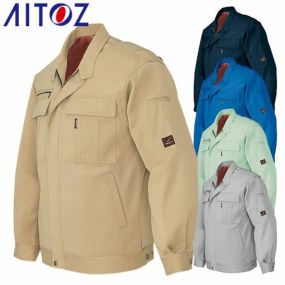 作業服 ブルゾン 作業着 ジャケット 制電 帯電防止 動きやすい ジャンパー 上着 長袖 通年 秋冬 アイトス AITOZ AZ-6460 おしゃれ かっこいい 人気 作業 ユニフォーム 大きいサイズ 4L 5L 6L メンズ レディース 男女兼用 防寒着 防寒ジャケット