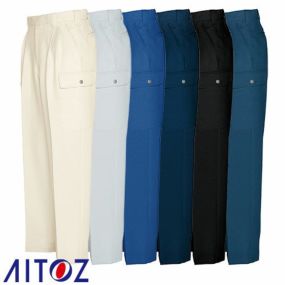 アイトス AZ-6564 カーゴパンツＢ 2タック ツータック AITOZ 作業服 作業着 ポケット付き ボトムス カーゴパンツ おしゃれ かっこいい 人気 ズボン 作業ズボン 作業パンツ 作業 工事 土木 塗装 DIY メンズ レディース 男女兼用 帯電防止