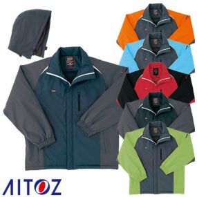 AITOZ アイトス 防寒ショートコート 防寒コート 防寒ジャケット アウター ブルゾン ドカジャン 防寒ジャンパー ダウン 上着 防寒着 おしゃれ 暖かい 秋冬 かっこいい 作業着 メンズ 寒冷地 釣り キャンプ 登山 アウトドア AZ-8471 男性用 防風