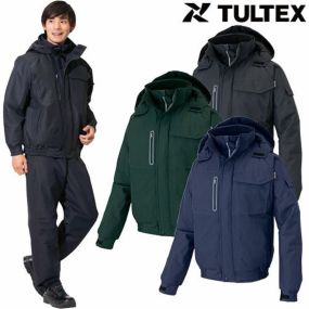 AITOZ アイトス TULTEX タルテックス ブルゾン 防寒ジャケット ドカジャン 人気 安い ダウン 防寒着 防寒ジャンパー 上着 ブルゾン アウター おしゃれ 暖かい 秋冬 かっこいい 作業着 メンズ 寒さ対策 あったか AZ-10305 男性用 防風 撥水 軽い