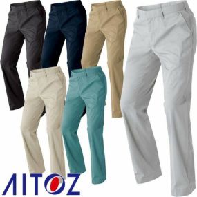 アイトス AZ-60720 ワークパンツ ノータック 男女兼用 AITOZ 作業服 作業着 スラックス 作業ズボン 作業パンツ ワークパンツ ズボン おしゃれ かっこいい オフィス ユニホーム 作業 軽作業 外作業 工場 現場 アジト AZITO メンズ レディース