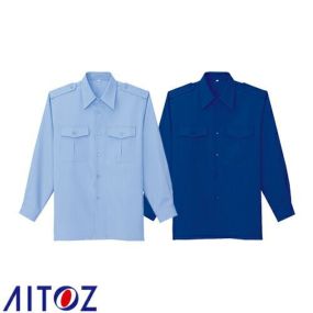 アイトス AZ-67001 長袖シャツ AITOZ 作業服 作業着 長袖 ワークウエア ボタンダウン シャツ ワークシャツ 秋冬 メンズ レディース 男女兼用 ワークウェア