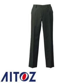 アイトス AZ-861262 メンズシャーリングパンツ ノータック AITOZ 作業服 作業着 腿ポケット無 秋冬 通年 スラックス ズボン パンツ ワークパンツ ズボン オフィス ユニホーム 作業 軽作業 外作業 工場 メンズ レディース 男女兼用