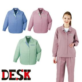 自重堂 DESK 作業服 834 ブルゾン 秋冬 レディース 作業着 女性用 ワークウエア 通年 レディース上着 女性用作業着 おしゃれ かっこいい 企業 法人 ワーク 作業 ワークユニフォーム ワークウェア ユニフォーム 仕事 土木 工事 現