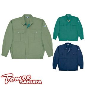 自重堂 TomoeSAKURA 作業服 2300 ブルゾン 秋冬 メンズ 作業着 ワークウエア 通年 上着 おしゃれ かっこいい 人気 企業 法人 ワーク 作業 工場 外作業 ワークユニフォーム 仕事 土木 工事 現場
