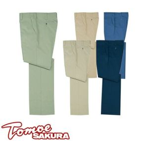 自重堂 TomoeSAKURA 作業服 4410 パンツ 秋冬 メンズ 作業着 腿ポケット無 ボトムス ワークウエア 通年 スラックス 作業ズボン 作業パンツ ワークパンツ ズボン おしゃれ かっこいい オフィス ユニホーム 作業 軽作業 外作業 工場 現場
