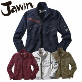 自重堂 Jawin 作業服 52100 長袖ジャンパー 秋冬 メンズ 作業着 ワークウエア 通年 ブルゾン 上着 おしゃれ かっこいい 人気 企業 法人 ワーク 作業 工場 外作業 ワークユニフォーム 仕事 土木 工事 現場