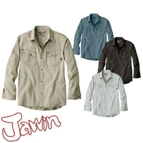 自重堂 Jawin 作業服 55104 長袖シャツ 春夏 メンズ 作業着 長袖 ワークウエア ワークシャツ