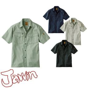 自重堂 Jawin 作業服 55214 半袖シャツ 春夏 メンズ 作業着 半袖 ワークウエア ワークシャツ