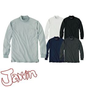 自重堂 Jawin 長袖Tシャツ 55324 ローネックシャツ 春夏 メンズ カジュアルウェア カジュアル