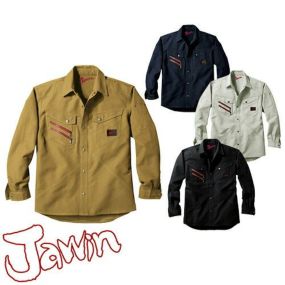 自重堂 Jawin 作業服 56304 長袖シャツ 春夏 メンズ 作業着 長袖 ワークウエア ワークシャツ