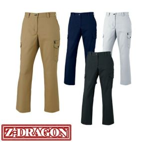 自重堂 Z-DRAGON 作業服 71216 カーゴパンツ 秋冬 レディース 作業着 ポケット付き ボトムス 通年