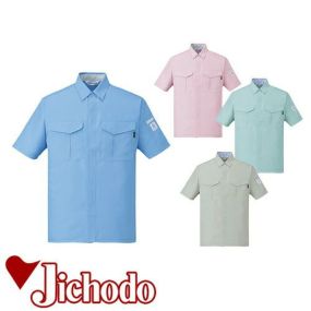 自重堂 作業服 84314 半袖シャツ 春夏 ユニセックス 作業着 半袖 ワークウエア ワークシャツ